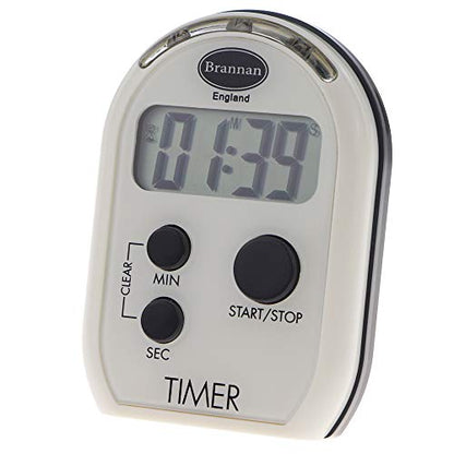 Brannan Visual Timer Multi Function with Vibrating Audible and Flashing Alarm - Seniors Countdown Timer Ideal for The Visually and Hearing Impaired