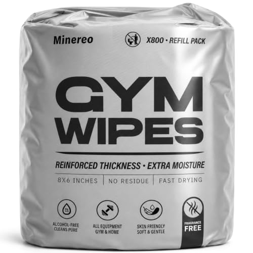 Gym Wipes Refill - Fitness Equipment & Yoga Mat, Unscented 800 ct - size: Single