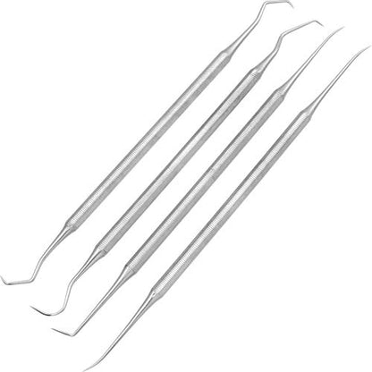 4 Pc Stainless Steel Picks Probes Wax & Clay Sculpting Tools - size: 152P1 4 Pc Pick/Probe Set