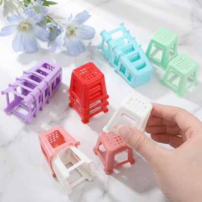 24 Pcs Painting Stand Canvas Stands for Mini Canvas Non-Slip Acrylic Pouring Paint Supplies for Canva Feet Risers Plastic Paints Pouring Tools