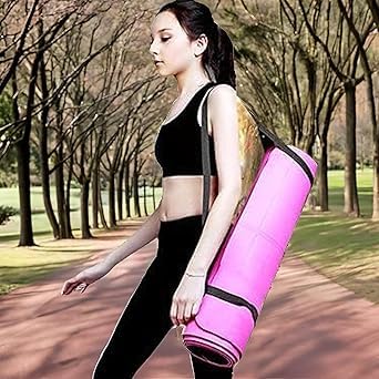 2Pcs Yoga Mat Straps For Carrying - Yoga Mat Elastic Straps,Adjustable Yoga Carrying Strap Holder Straps,Exercise Mat Carrier Strap,Weight Loss Fitness Binding Rope,Exercise and Fitness Accessories