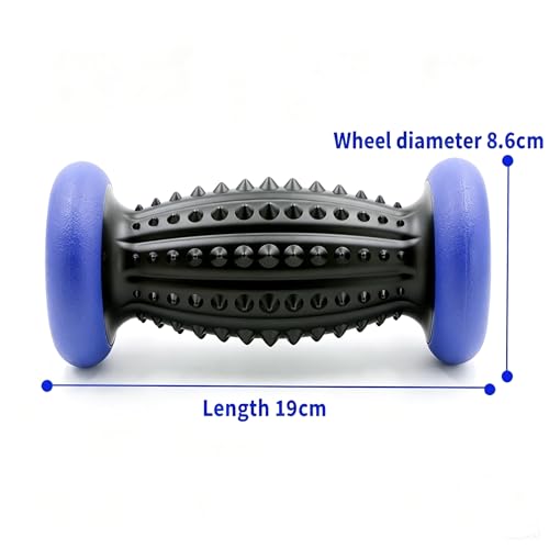 3 in 1 Foot Roller for Plantar Fasciitis Pain Relief – Deep Tissue Foot Massage Kit for Arch & Heel Pain, Includes Lacrosse & Spiky Massage Ball