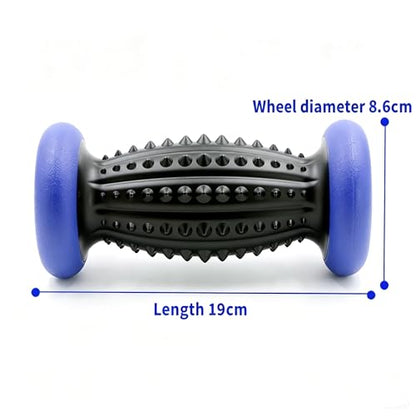 3 in 1 Foot Roller for Plantar Fasciitis Pain Relief – Deep Tissue Foot Massage Kit for Arch & Heel Pain, Includes Lacrosse & Spiky Massage Ball