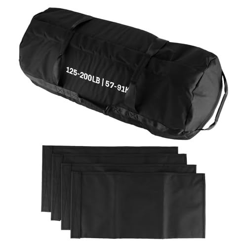 GarveeLife Workout Sandbag Unfilled - 5-200 LBS Heavy Duty Fitness Sandbag for Strength Training, Core & Full-Body Exercises | Adjustable Weight Home Gym - size: 125-200 LB