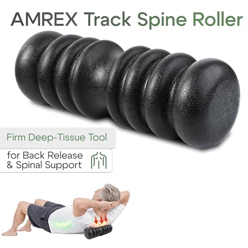 Back Pain Relief Roller – Deep Tissue Spine Roller for Lower Back, Firm Muscle Recovery & Fascia Release Tool, Posture Support & Home Stretching Device