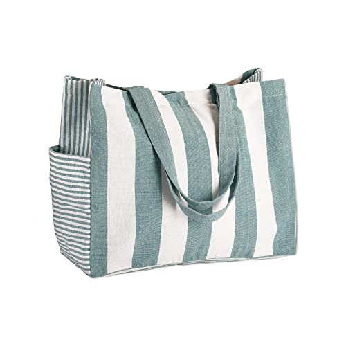 Folkulture Beach Bags for Women, Waterproof, Beach Must Haves -17x14 inch - color: Stone Blue