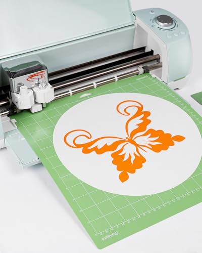 Gwybkq Cutting Mat, Compatible With Maker 3/Maker/Explore 3/Air 2/Air/One 12 Pack 12x12 Cut Mats Replacement Accessories Adhesive Sticky Green Cricket Standard Card - color: Green(Standard)