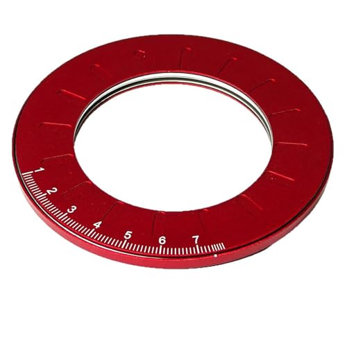 Gralara Circle Drawing Tool Tools Adjustable Circle Drawing Ruler for Drafting, Red - color: Red