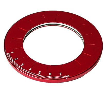 Gralara Circle Drawing Tool Tools Adjustable Circle Drawing Ruler for Drafting, Red - color: Red