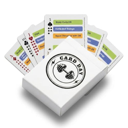 3 Modes in 1 Deck. Full Body Fitness Workout Cards: 54 Cards. Minimal Equipment. No Planning. No Distractions.