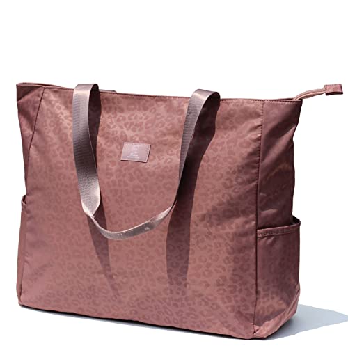 ESVAN LARGE BEACH BAG Water Resistant Lightweight 20 inch Women Oversize Tote Bag for Gym Beach Travel Pool Yoga Nurse - color: A01