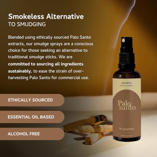 Palo Santo Smudge Spray 100ml by Aromafume - color: Palo Santo