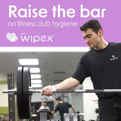 Wipex Gym Wipes Refill, 700 Count, Large 8"x12" Fitness Equipment Wipes with Cleaning Vinegar and Refreshing Lavender Essential Oil for Yoga Mat Cleaner, Fits Dispensers, 700 Count (Pack of 1) - size: 700 Count (Pack of 1)