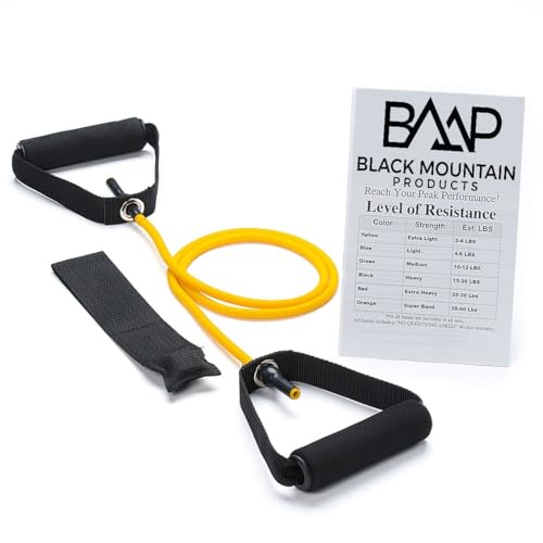 Black Mountain Products New Strong 4 -Pounds Resistance Bands - color: Yellow