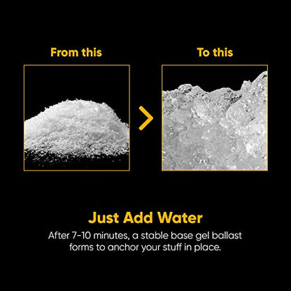 Sand & Sand Bag Alternative Polymer | A Smarter Way to Keep Equipment from Tipping Over | Keep Portable Basketball Hoops, Umbrellas & Items with a Base from Falling | Made in USA (16oz)