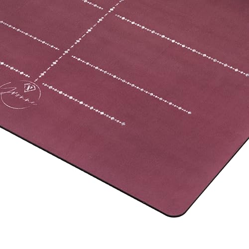 Yvonne Solstice Harmony Travel Yoga Mat - Ultra Thin 1/16” (1.5mm), Lightweight, Foldable & Non-Slip for Travel & Home, Eco-Friendly Natural Rubber + Free Carrying Strap