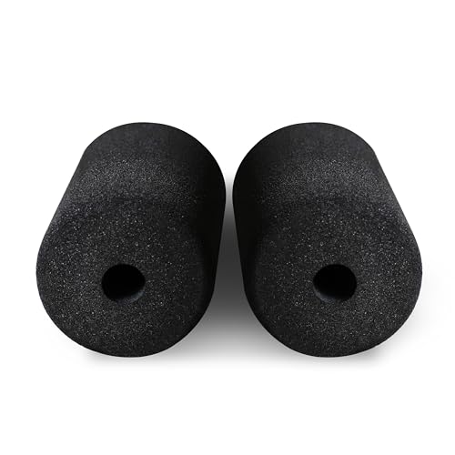 WF Athletic Supply Foam Foot Pads, Foam Roller for Gym Exercise Machines Equipment Replacements, Roller Pad for Leg Extension, PEC Deck Pads for Weight Bench, Sold by Pair (7” x 4” OD x 0.875” ID) - color: 7” X 4” Od X 0.875” Id