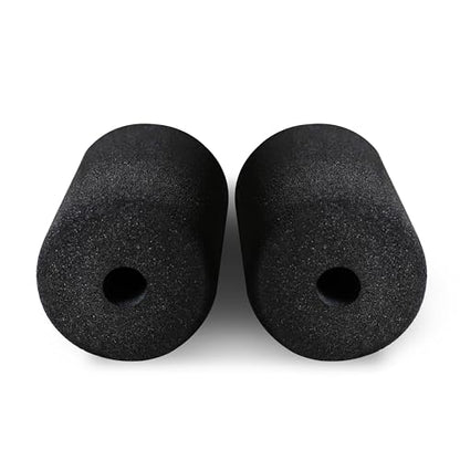 WF Athletic Supply Foam Foot Pads, Foam Roller for Gym Exercise Machines Equipment Replacements, Roller Pad for Leg Extension, PEC Deck Pads for Weight Bench, Sold by Pair (7” x 4” OD x 0.875” ID) - color: 7” X 4” Od X 0.875” Id