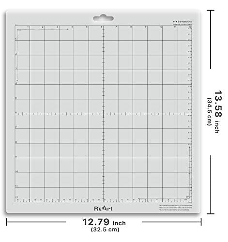 ReArt Cutting Mat 12 x 12 for Silhouette Cameo 4/3/2/1 - Standard Grip 4 Packs - color: Standard Grip 12X12 4P