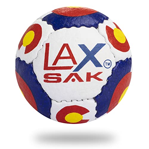 Soft Practice Lacrosse Balls,1, 2, 3, 6, 12, 24, 36, 60, & 120 Packs - Same Weight & Size as a Regulation Lacrosse Balls, Great for Indoor & Outdoor Practices, Less Bounce & Minimal Rebounds - color: 콜로라도 국기, size: 1팩