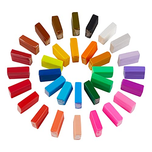 CiaraQ Polymer Clay Kit, Mini Modeling Clay Set | for Kids/Beginners/Artist, 32 Colors - color: 32 Colors