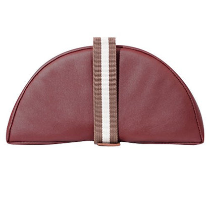Master Massage 9" Half Round Bolster - Burgundy - color: Burgundy