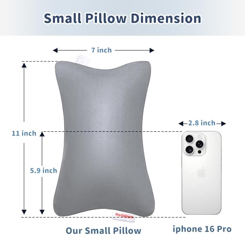 Pro Goleem Small Pillow, 11"x7"x2.5"(Grey) - color: Gray