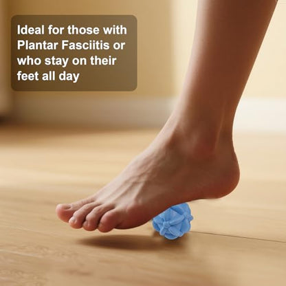 Foot Massage Ball Myofascial Release, Pain Relieve from Plantar Fasciitis, Hand & Back Massage Ball, Restore Foot Massage Roller, Massage Tool for Tight Muscles and Sore Feet - color: 3pcs Balls