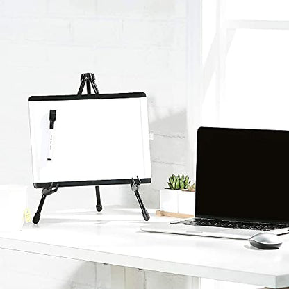 Amazon Basics Tabletop Instant Easel, Black Steel, Portable Tripod for Paintings, Signs, Posters, Adjustable Display (Pack of 2) - size: 14.37 x 1.26 x 1.26 inches (Pack of 2)