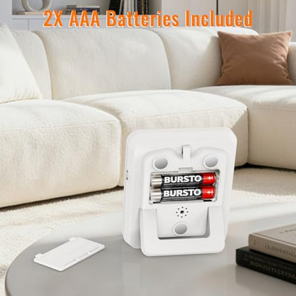 Digital Dual Kitchen Timer, Multiple Channels Countdown Timer - color: White