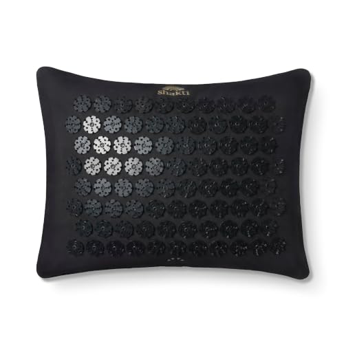ShaktiMat Acupressure Pillow, Neck & Shoulder Relief, Premium Level 3 Black - color: Premium-black, size: Level 3