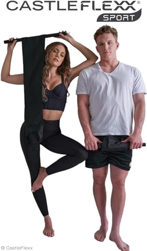 CastleFlexx Mobility and Full Body Strengthening Device - color: 블랙., size: Standard 5'0 - 5'8