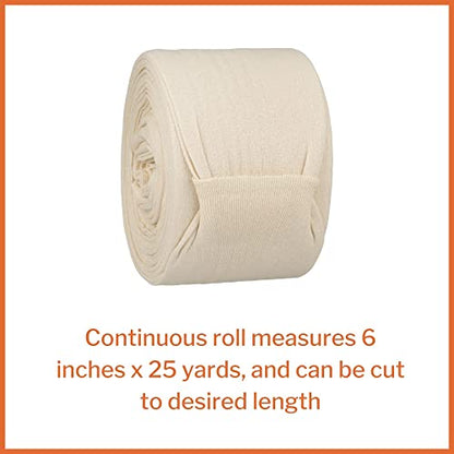 McKesson Tubular Stockinette, Cotton Under Cast, Beige, 6 in x 25 yd, 1 ct | Non-Sterile, Cotton Under Cast Compression Bandage