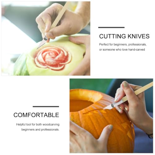 SUPVOX Craft Hobby Knife Set with Non-Slip Handles, 13 Pcs | Steel Blades for Clay Carving & Stencil Cutting - Sharp Precision Eliminates Tearing, Artists Achieve Clean Details Easily