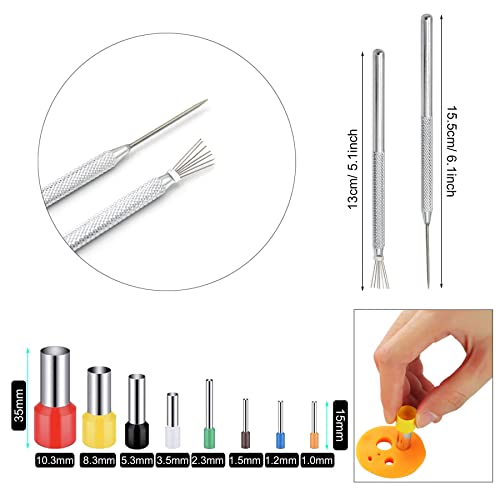 Yayatty 19 PCS Polymer Clay Tools, Acrylic Clay Roller, Acrylic Sheet, Clay Slicer Blade, Round Polymer Clay Cutters with Clay DIY Tool for Clay DIY - color: 19 PCS