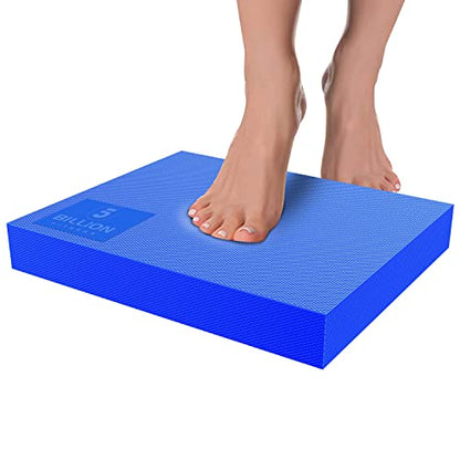Foam Balance Pad,5BILLION Stability Pad for Physical Therapy,Non-Slip Exercise Balance Pad for Balance workouts,Yoga Knee Pad for Gym Fitness Stretching Pilate - size: Blue-L