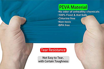 Navy Blue Plastic Tablecloths 2 Pack Disposable Table Covers 84 Inches Circle Shower Party Tablecovers PEVA Vinyl Dark Table Cloths for Parties Birthdays Weddings Banquet's 6 ft Round Table Use - color: A03 Navy Blue