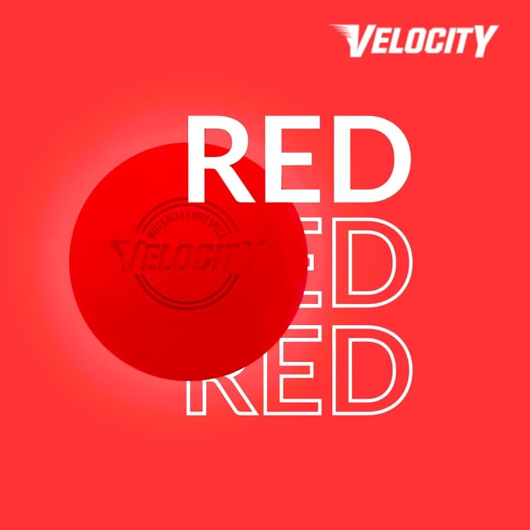 Velocity 라크로스 볼 - 60팩 및 120팩 - 연습용, 공식 NFHS 및 대학 승인 사이즈 - color: 레드, size: 120 Balls, style: 연습용 공