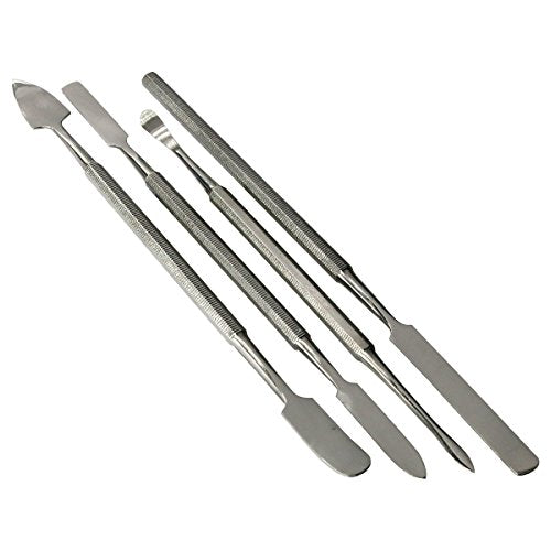 HTS 154P1 4 Pc Stainless Steel Spatula Wax & Clay Sculpting Tool Set - size: 154P1 4 Pc Spatula Set