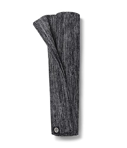 Manduka Shala Yoga Rug 71" - Outdoor Yoga & Meditation | Foldable & Machine Washable | Natural Cotton | Handmade | 71 x 26 inches - color: Black Heather