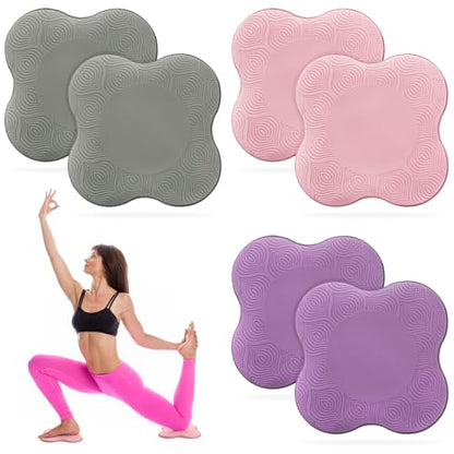 6 Pack Yoga Knee Pads, Pilates Knee Pad Cushion Extra Thick Foam for Knees Elbows Wrists Hands Head, Support Foam Pads for Women and Men