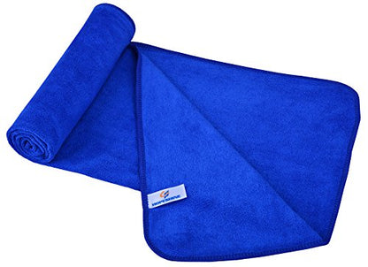 HOPESHINE Gyms Towels for Men & Women Microfiber Exercise Fitness Home Absorbent Sweat Yoga Towels Sports Towels Soft Fast Drying 16inch x32inch 3-Pack - color: 3-pack Grey+dark Blue+navy Blue