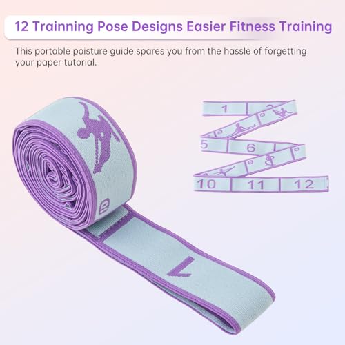 12 Loops Stretch Bands for Exercise for Home Workout