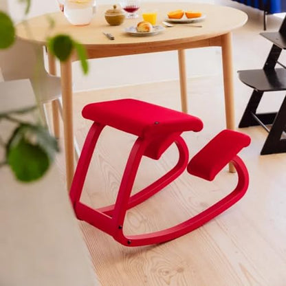 Varier Ergonomic Kneeling Chair, Rocking Knee Stool for Home Office Desk - color: Forest