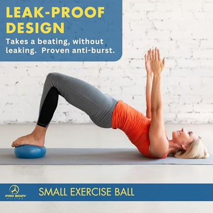 ProBody Pilates Ball Small — 9 Inch Small Yoga Ball - color: Turquoise