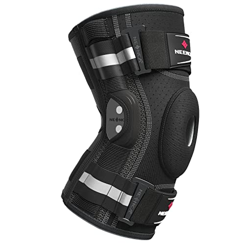 NEENCA Professional Knee Brace, Hinged Knee Support for Women & Men Relief - size: Small