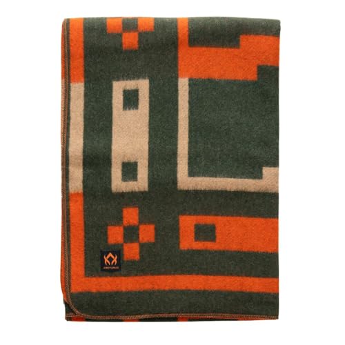 Arcturus Rainier Wool Blanket, for Home or Camping, Lone Pine, Twin - color: Lone Pine, size: Twin