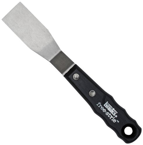 Liquitex Professional Freestyle Large Painting Knife, No. 7 | Rustproof Stainless Steel Knife Blade, Non-Slip Ergonomic Handle for Grip, Riveted Handle for Durability - size: Large, style: No. 7