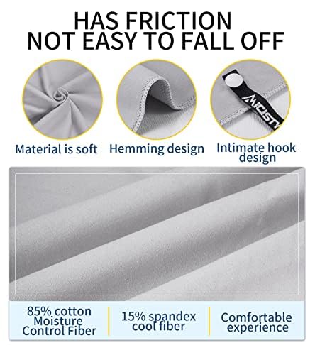 Microfiber Towel for Body, Microfiber Beach Towel, Backpacking Towel,Camping Towels Fast Drying Lightweight,Soft Compact Lightweight Quick Dry Fitness Hiking Yoga Camping Travel Towel - color: Grey