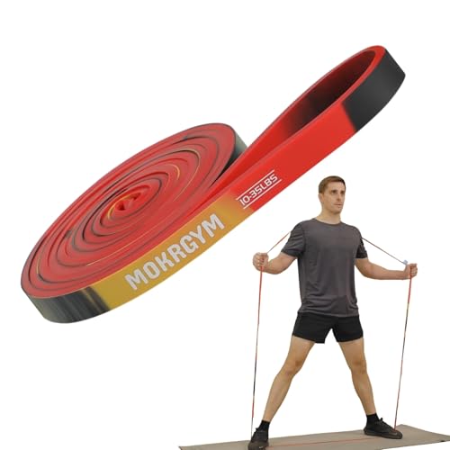 Resistance Band – Natural Rubber, Non-Allergenic & Durable,Portable for Home, Gym & Outdoor Workouts Fitness Exercise and Rehabilitation (Green,50-125 LBS) - color: RED-camo